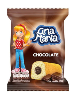 Bolinho de Baunilha com Recheio de Chocolate Ana Maria 70g