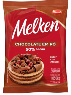 Chocolate em Pó 50% Cacau Melken 1,05Kg
