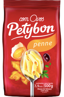 [1902.11.00] Petybon - Macarrão de Sêmola Penne com Ovos 500g
